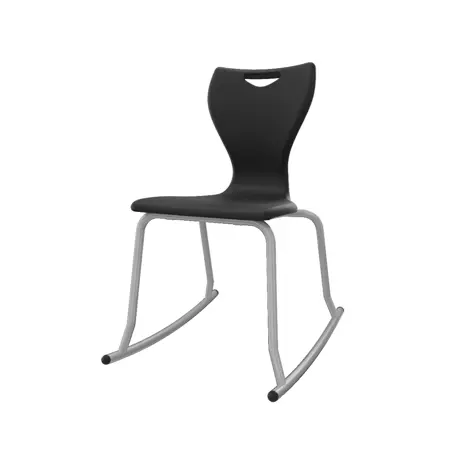 En Rock Educational Chair - Size 5 - Grey Frame - Black